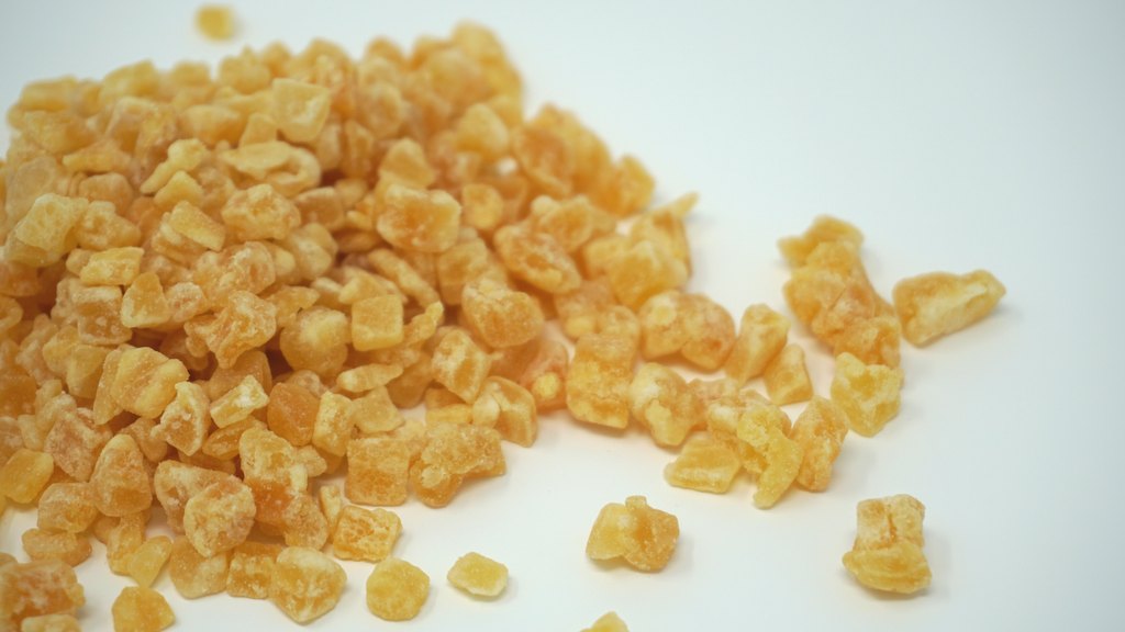Melonenwürfel 6–8 mm, Seitenansicht