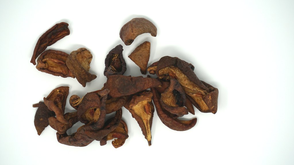 Birnen ungeschwefelt, Draufsicht