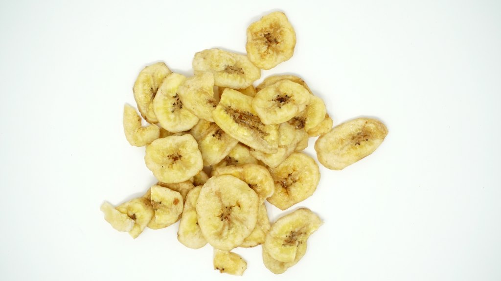 Bananenchips gesüßt Draufsicht